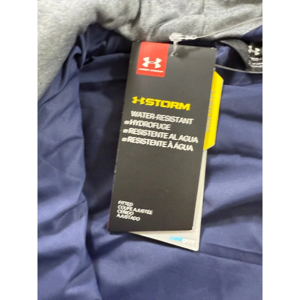 Under Armour Ole Miss Rebels ColdGear Jacket Navy Blue Womens NEW Small